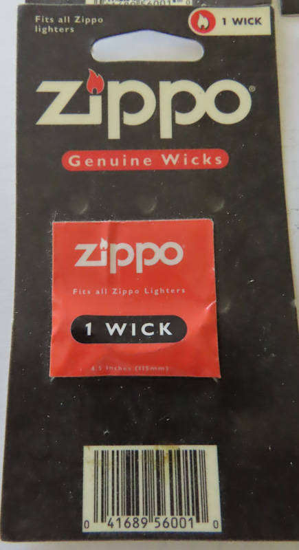 Zippo Lighters - 5 New Wick Packs and 1 Flint Pack