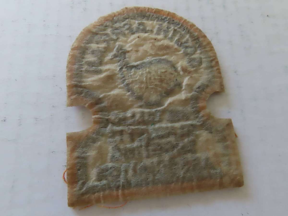 South African Metallic Silhouette Shooting Association Cloth Badge