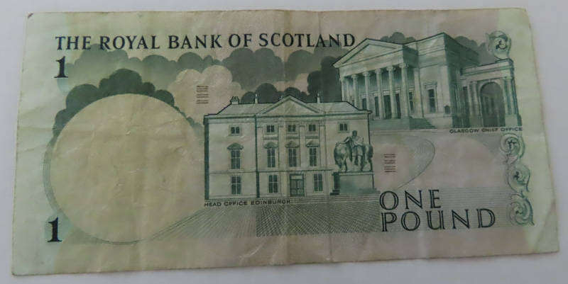 Great Britain - Scotland - Royal Bank of Scotland £1 - 1.9.1967