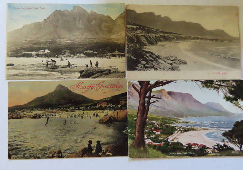 South Africa - Camps Bay - 4 Vintage Postcards