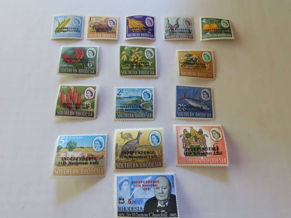 Southern Rhodesia - 1966 - Definitive Issue - Overprinted Independence MNH