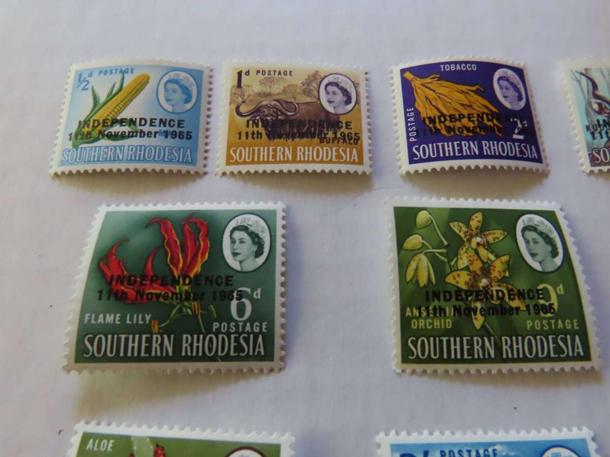 Southern Rhodesia - 1966 - Definitive Issue - Overprinted Independence MNH