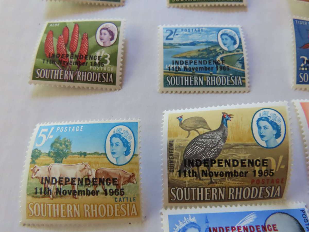 Southern Rhodesia - 1966 - Definitive Issue - Overprinted Independence MNH