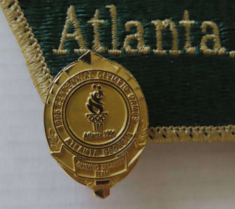 South Africa - Olympic Games Atlanta 1996 - Cloth Patch and 2 Security Team Pins