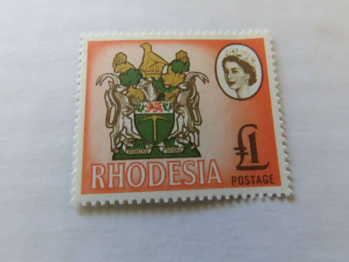 Rhodesia - 1966 Harrison 10/- and £1 Stamps MNH