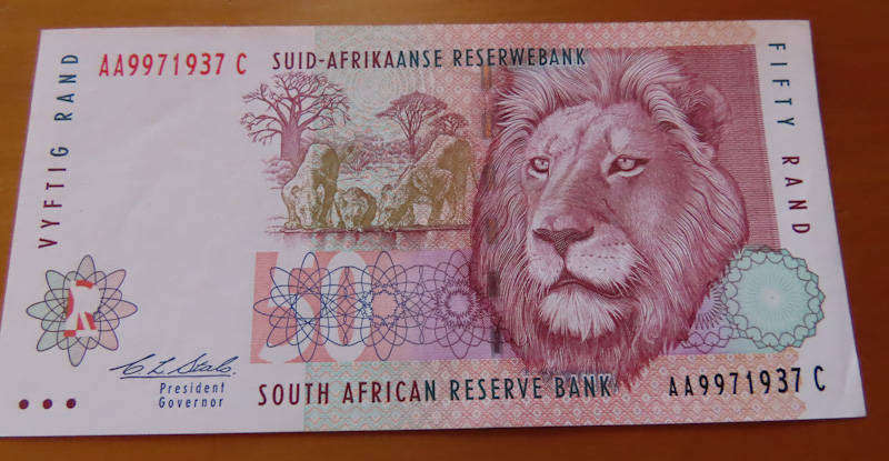 South Africa - C.L. Stals R50 Note UNC