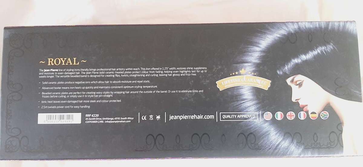 Hair Straighener - Jean Pierre - Royal Professional Straightening Iron