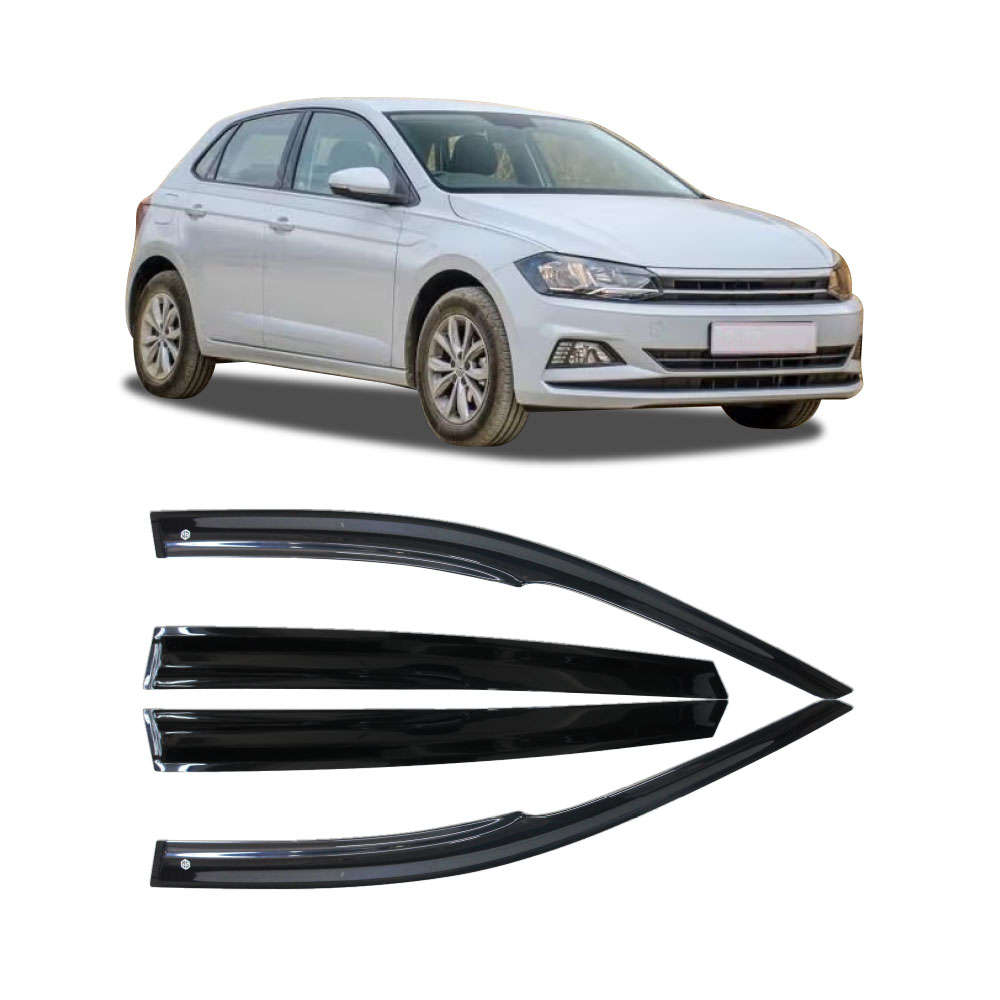 Vw Polo Aw/8 4pc gloss black windshields