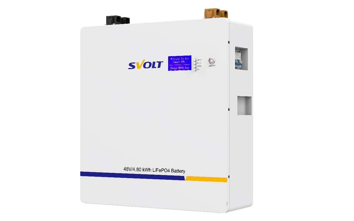 SVOLT 48V 106Ah 4.80kWh A-Grade Wall Mount Lithium Battery (Square)