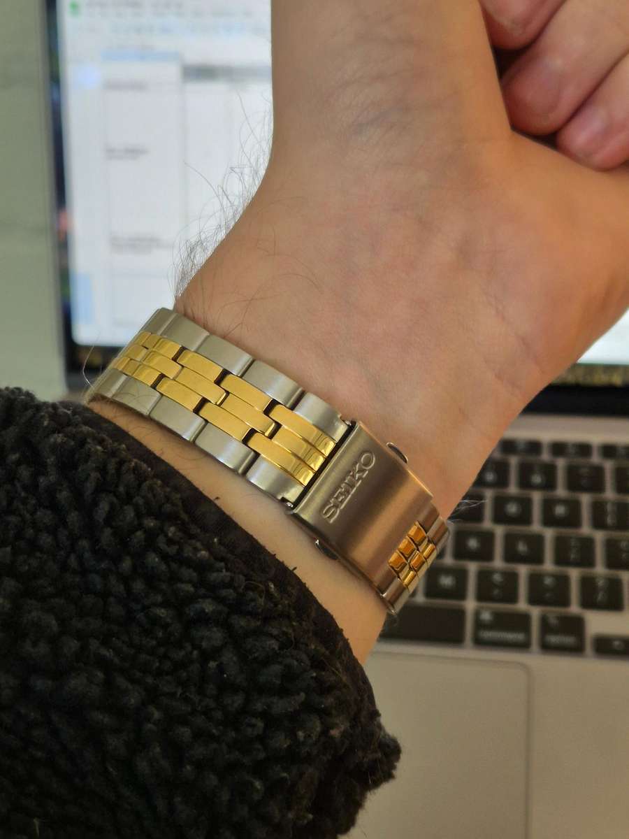 Seiko chronograph Two-tone - UNWORN