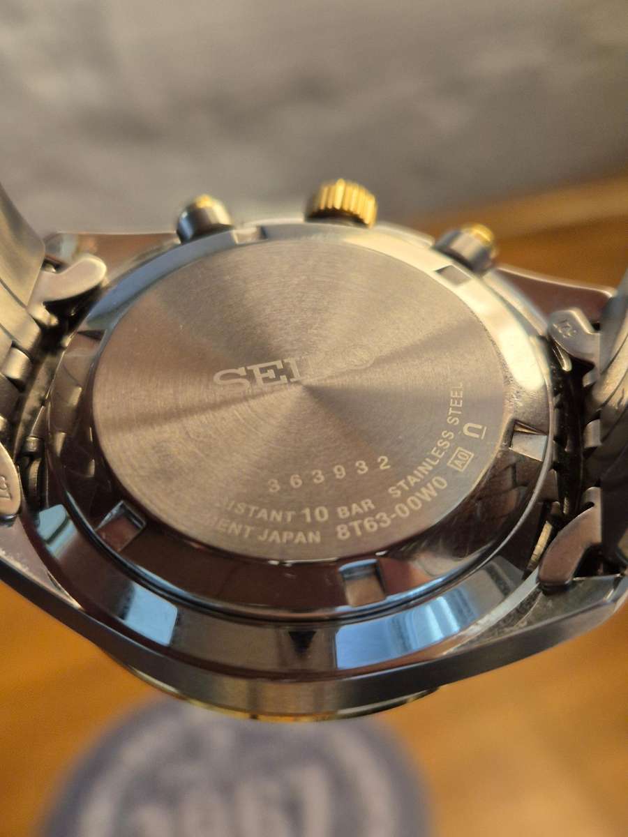 Seiko chronograph Two-tone - UNWORN