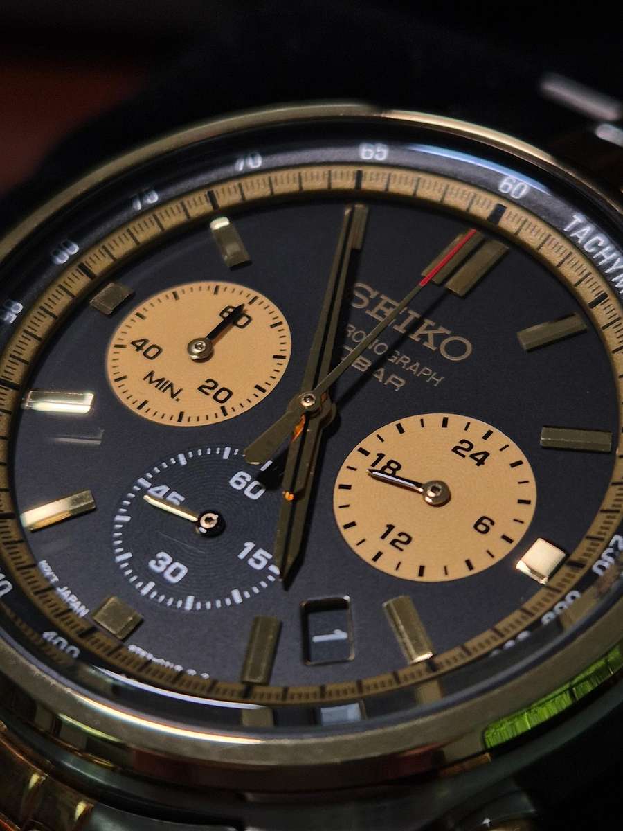 Seiko chronograph Two-tone - UNWORN