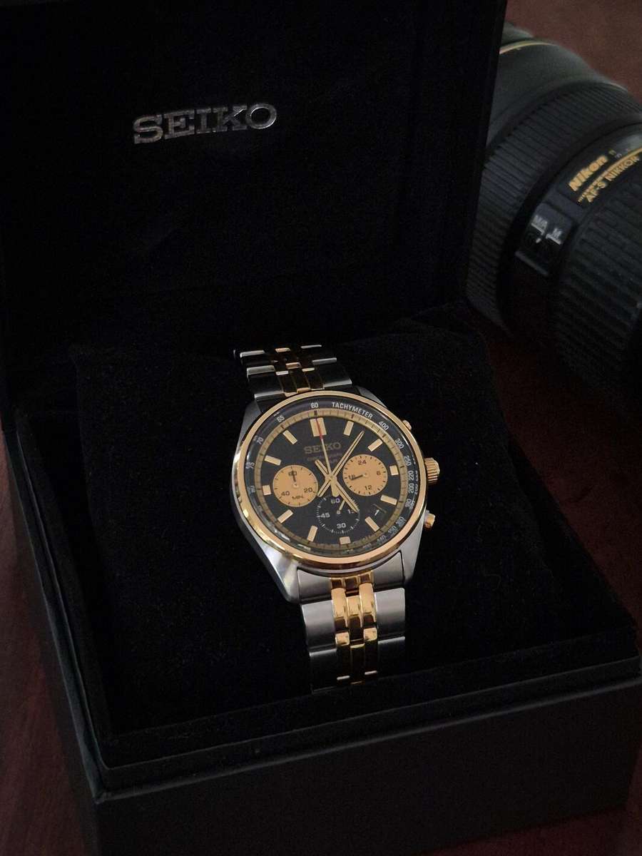 Seiko chronograph Two-tone - UNWORN