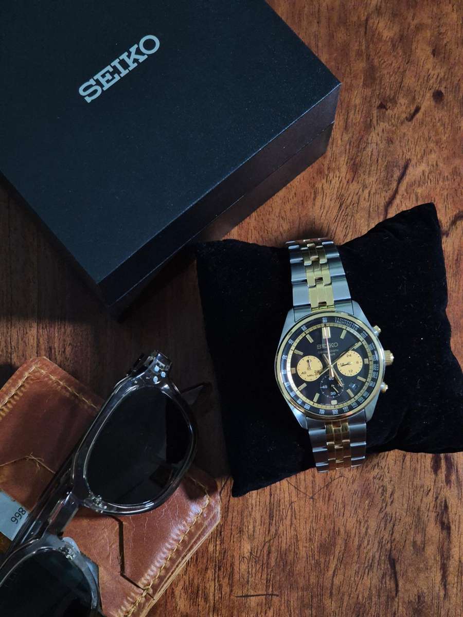 Seiko chronograph Two-tone - UNWORN