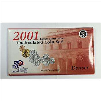 2001 US Mint Uncirculated Coin Set - Denver Mint