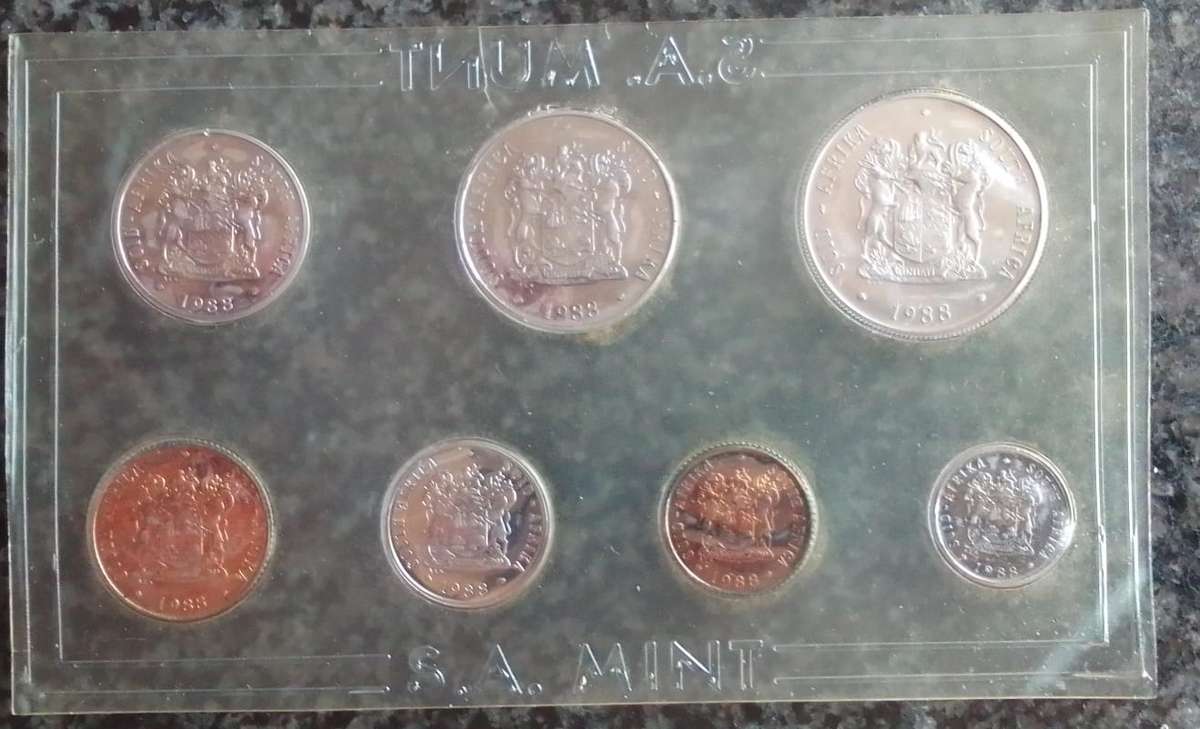 1988 South African Uncirculated Coin Set