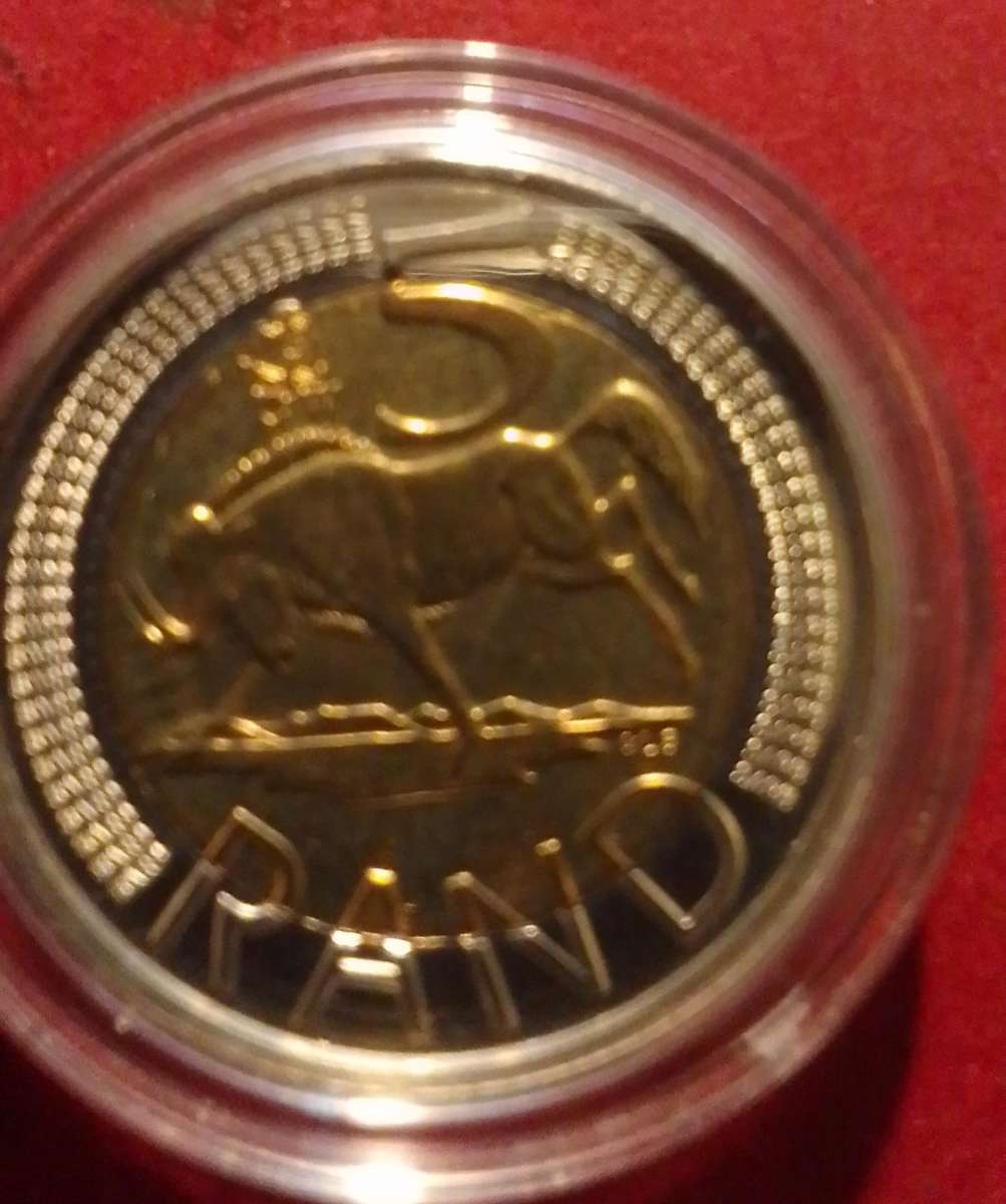 2012 South Africa Oom Paul Mintmark R5 Coin