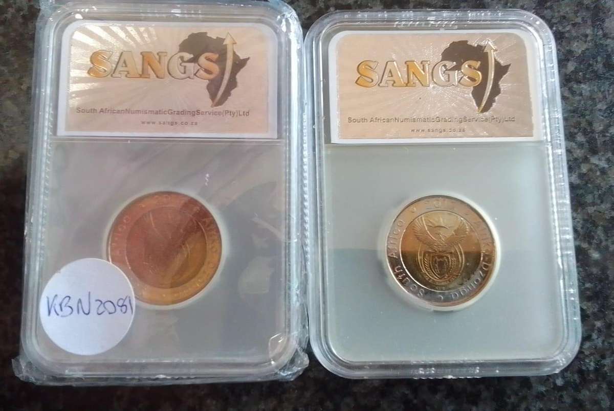 2x 2017 OR Tambo R5 Coins - Graded MS62 & MS63