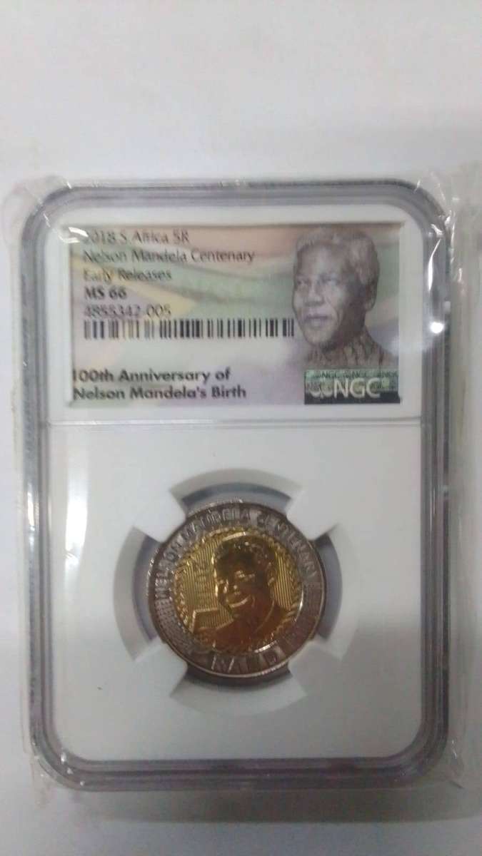 2018 Nelson Mandela Centenary Early Release Graded MS66
