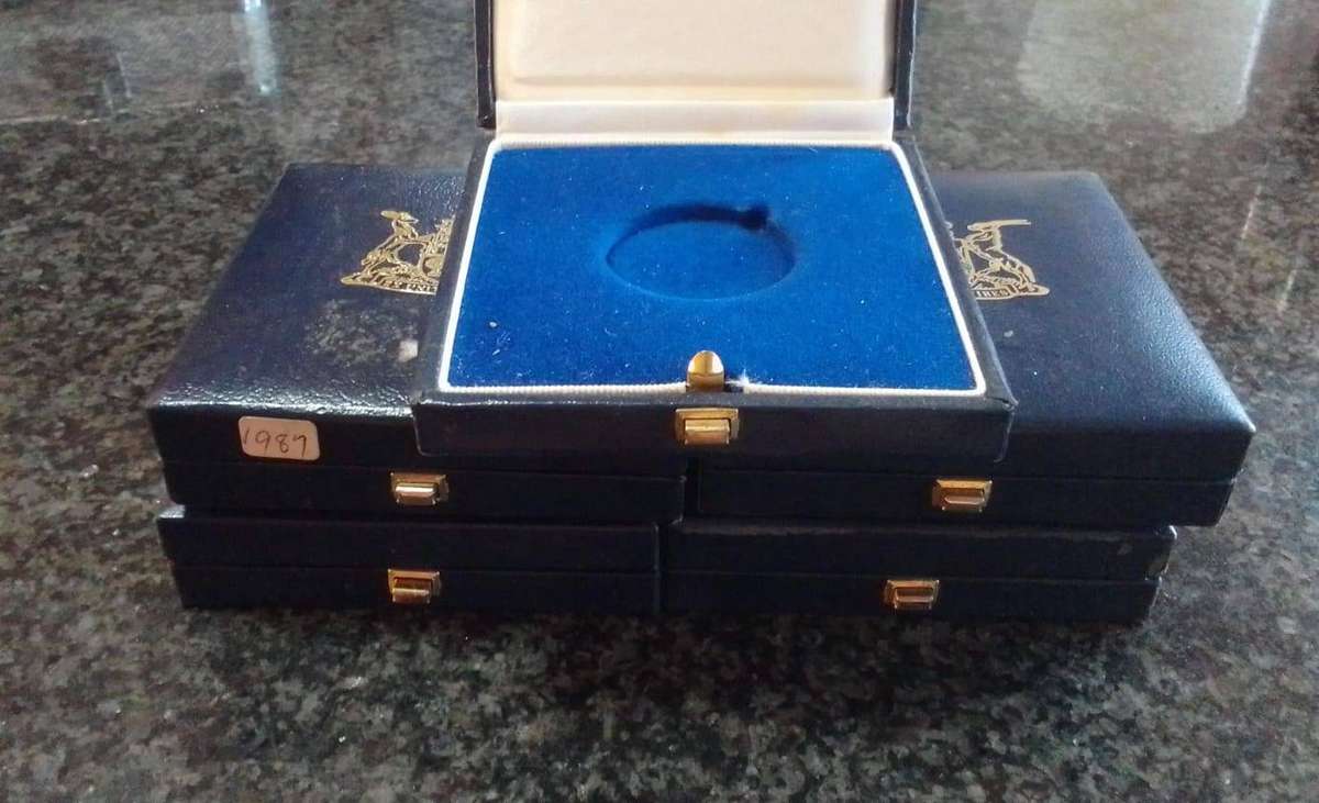 5 x Empty Small Coin Boxes