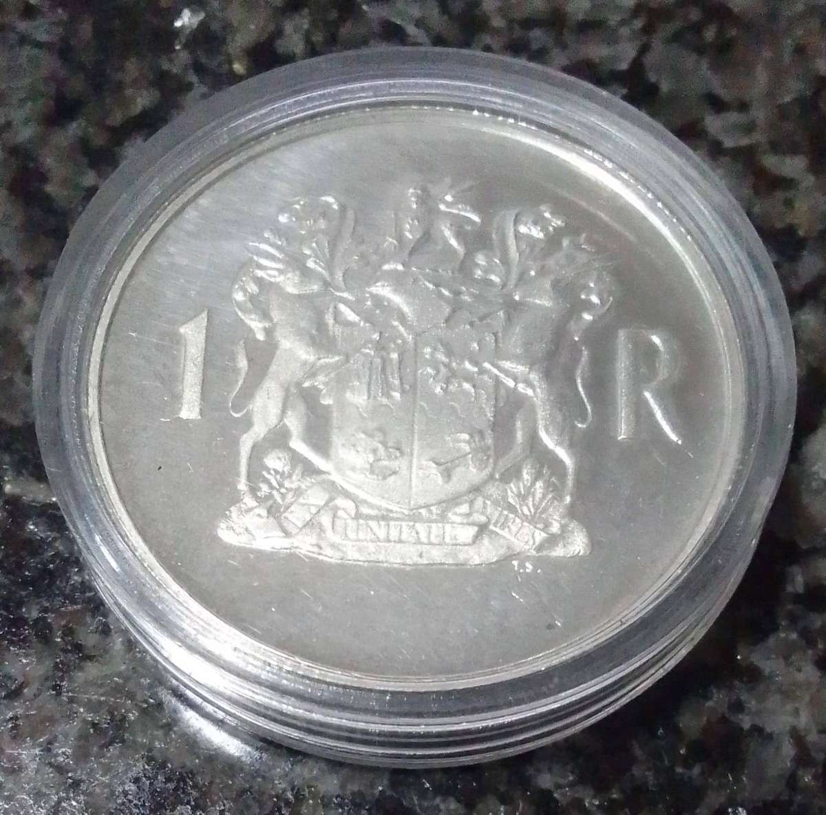 1969 Suid Afrika 1 Rand - Dr. T.E. Dönges, Afrikaans Legend (Silwer)