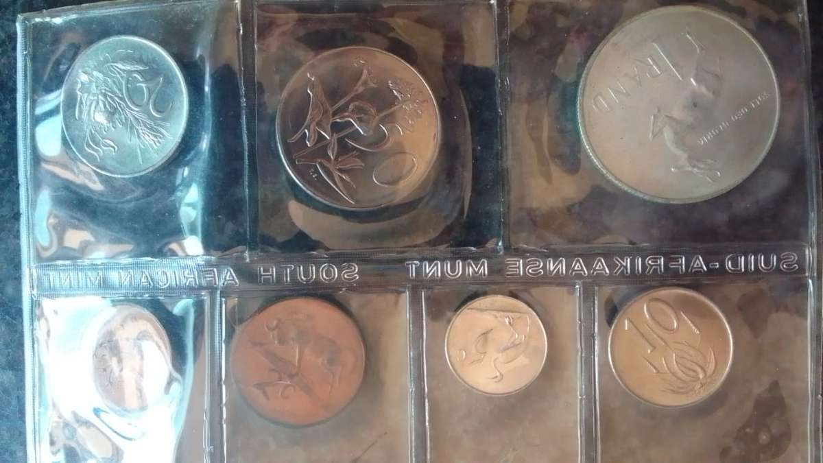 1968 South African Proof Coin set in plastic