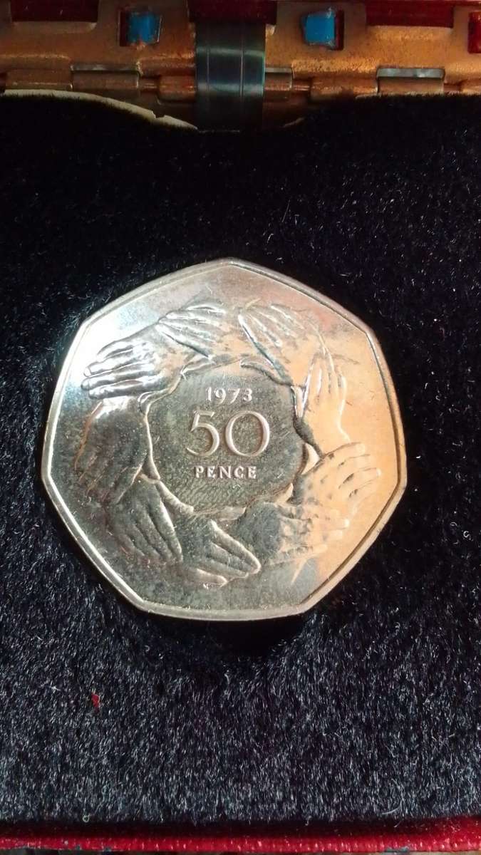 1973 Fifty pence (British coin)