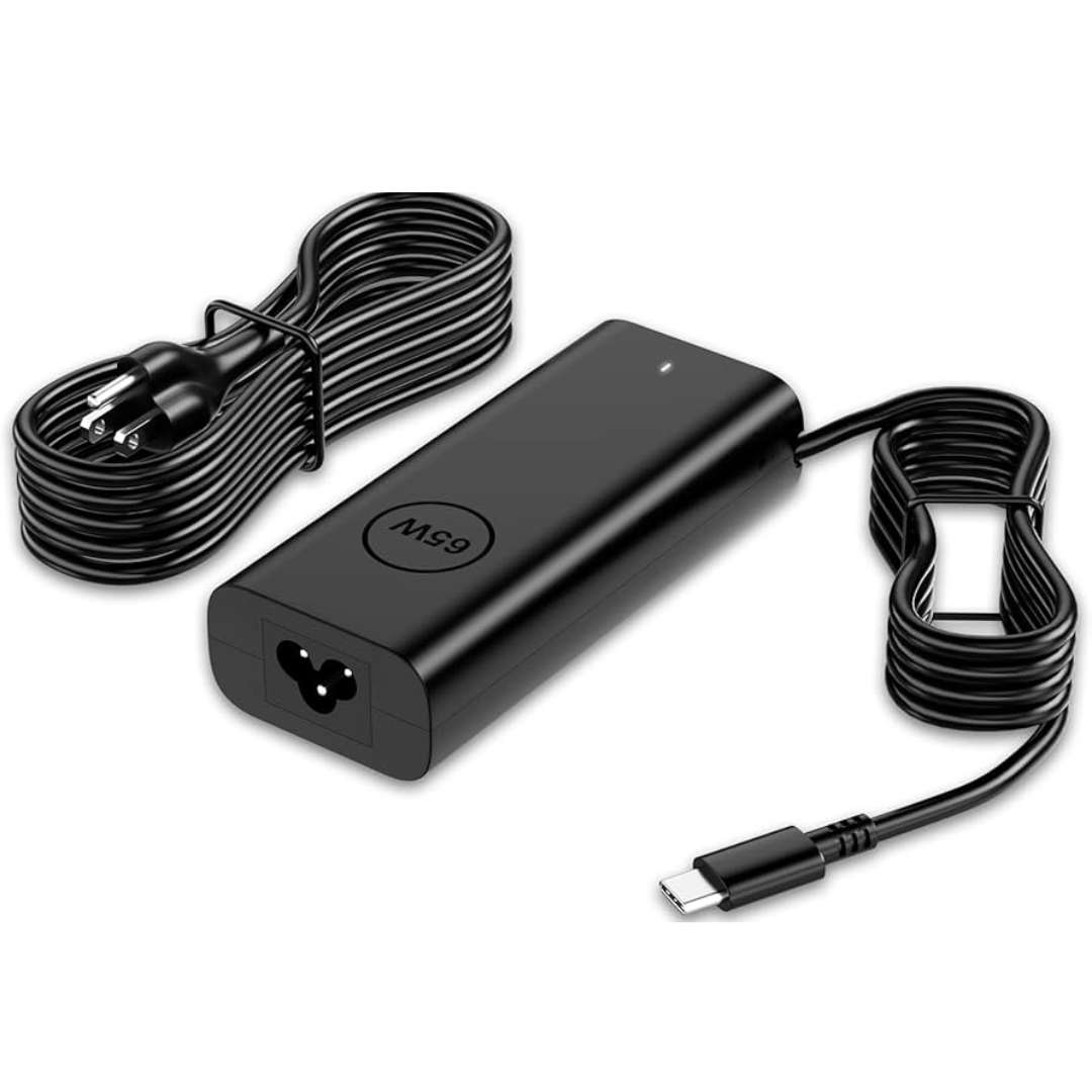 Dell 65W USB-C Laptop Charger  Fast & Reliable Power Adapter