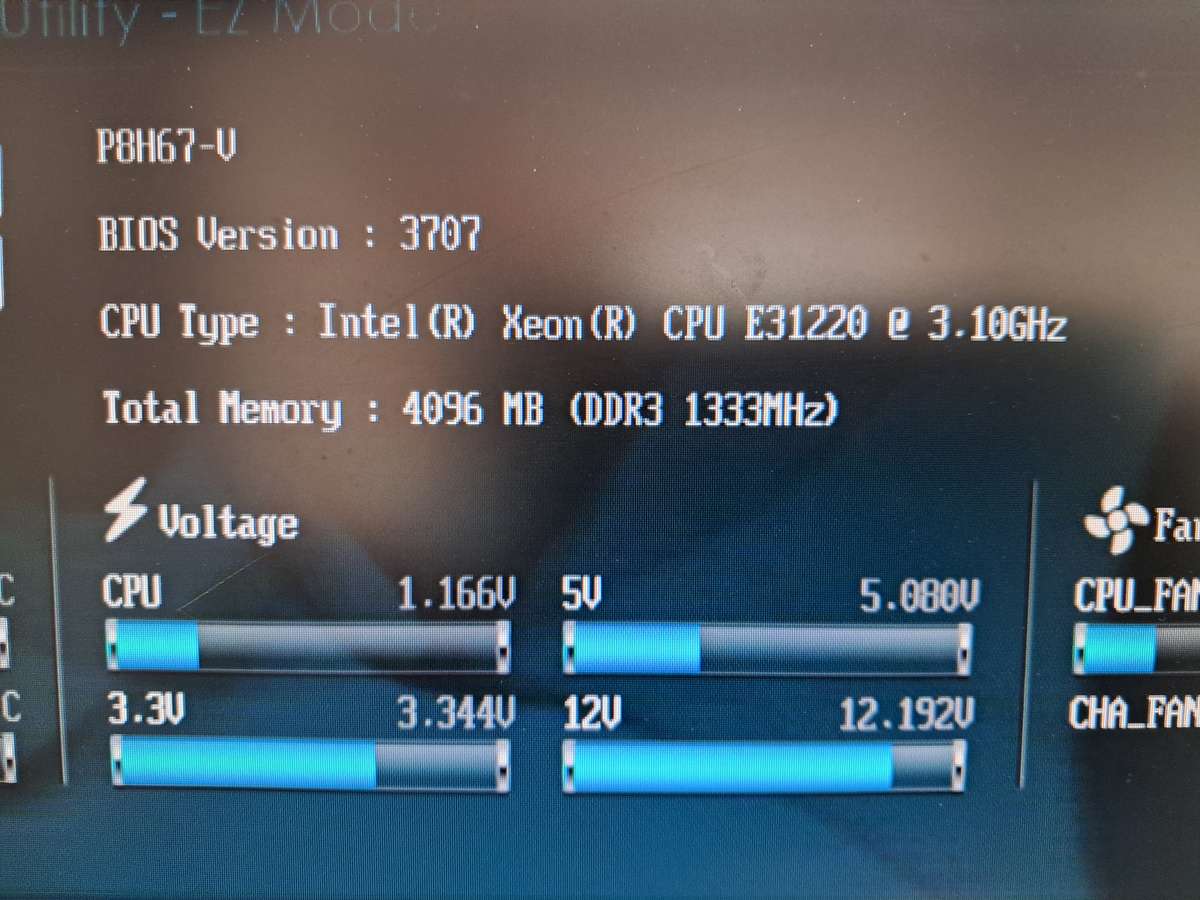Intel Xeon E3 1220 CPU