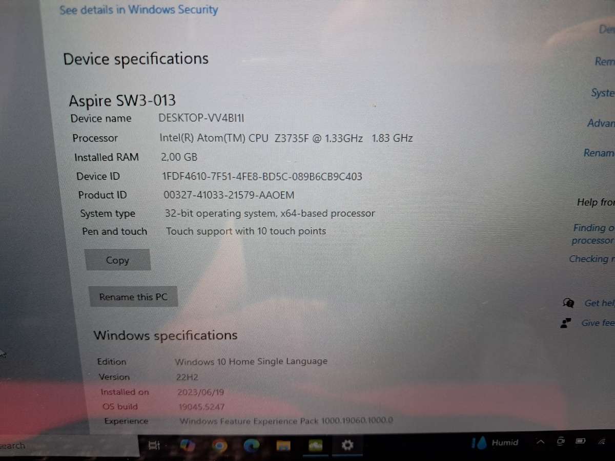 Acer Aspire Switch 10 E SW3-013