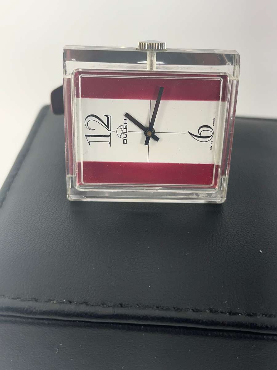 Rare Vintage Buler Acrylic cased watch