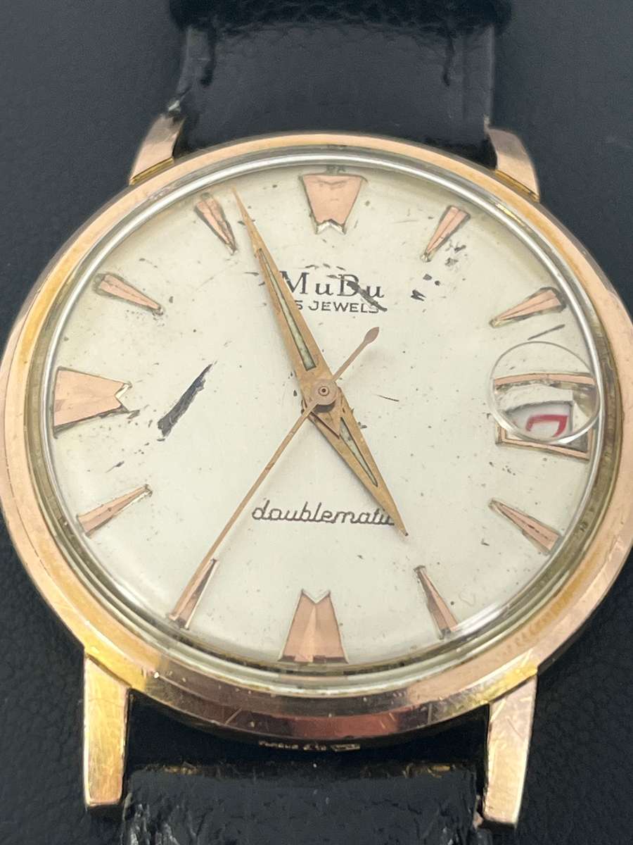 Mudu Doublematic vintage gents wristwatch