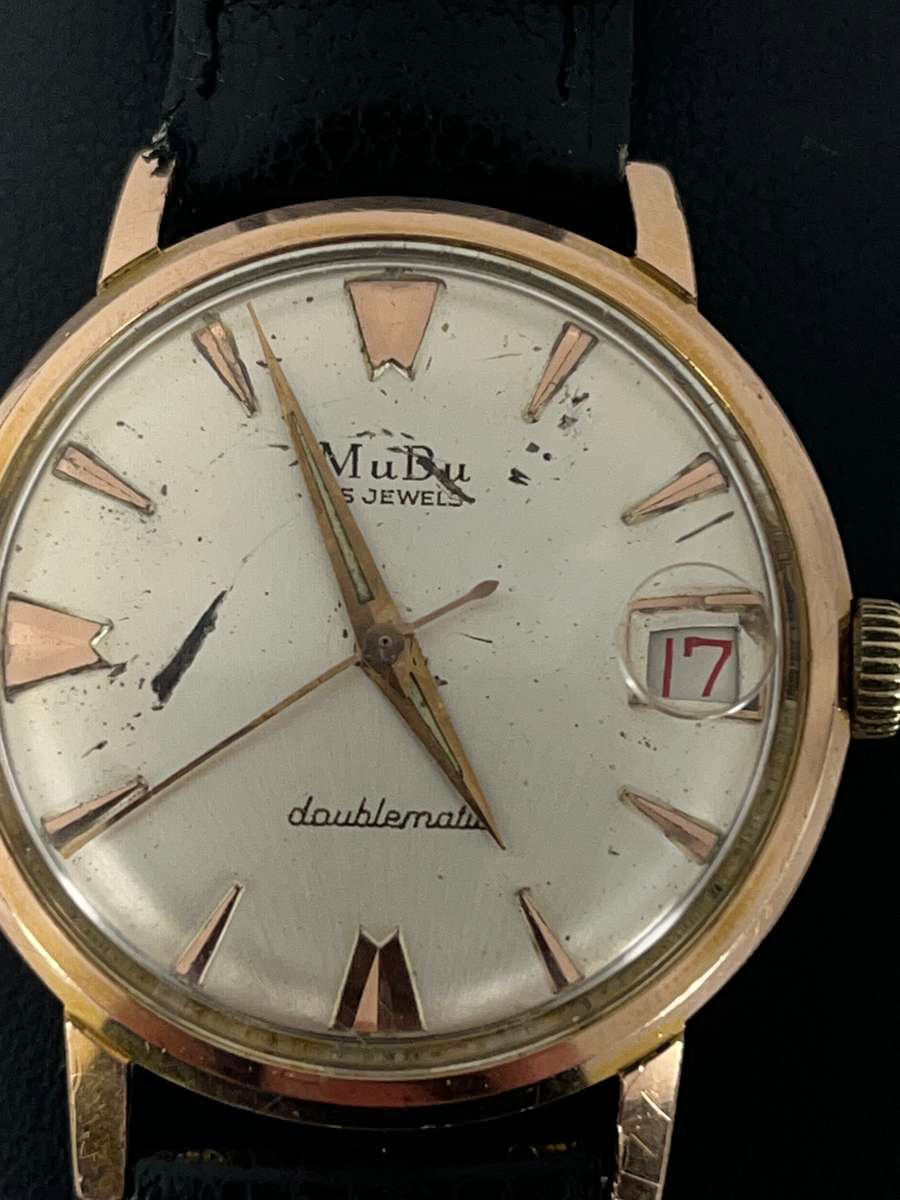 Mudu Doublematic vintage gents wristwatch