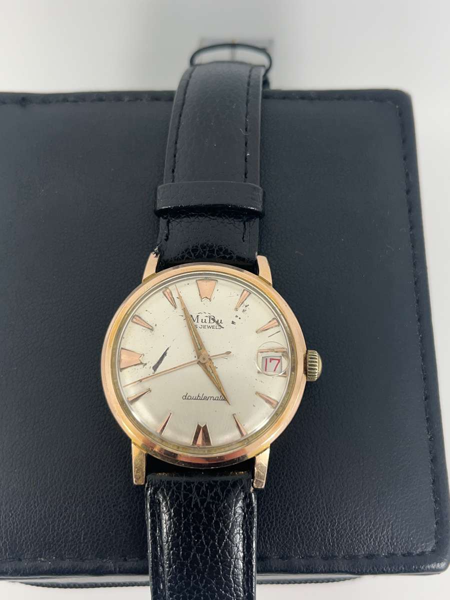 Mudu Doublematic vintage gents wristwatch