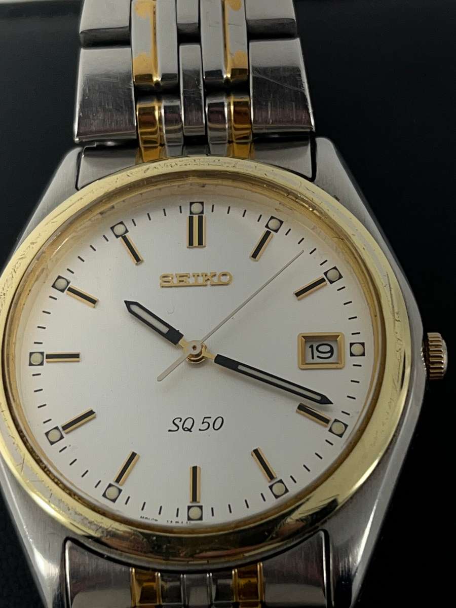 Seiko gents stainless steel wristwatch