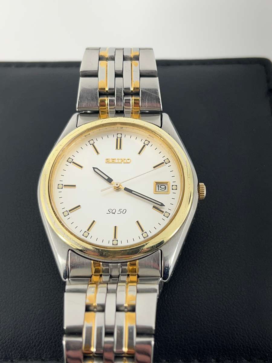 Seiko gents stainless steel wristwatch