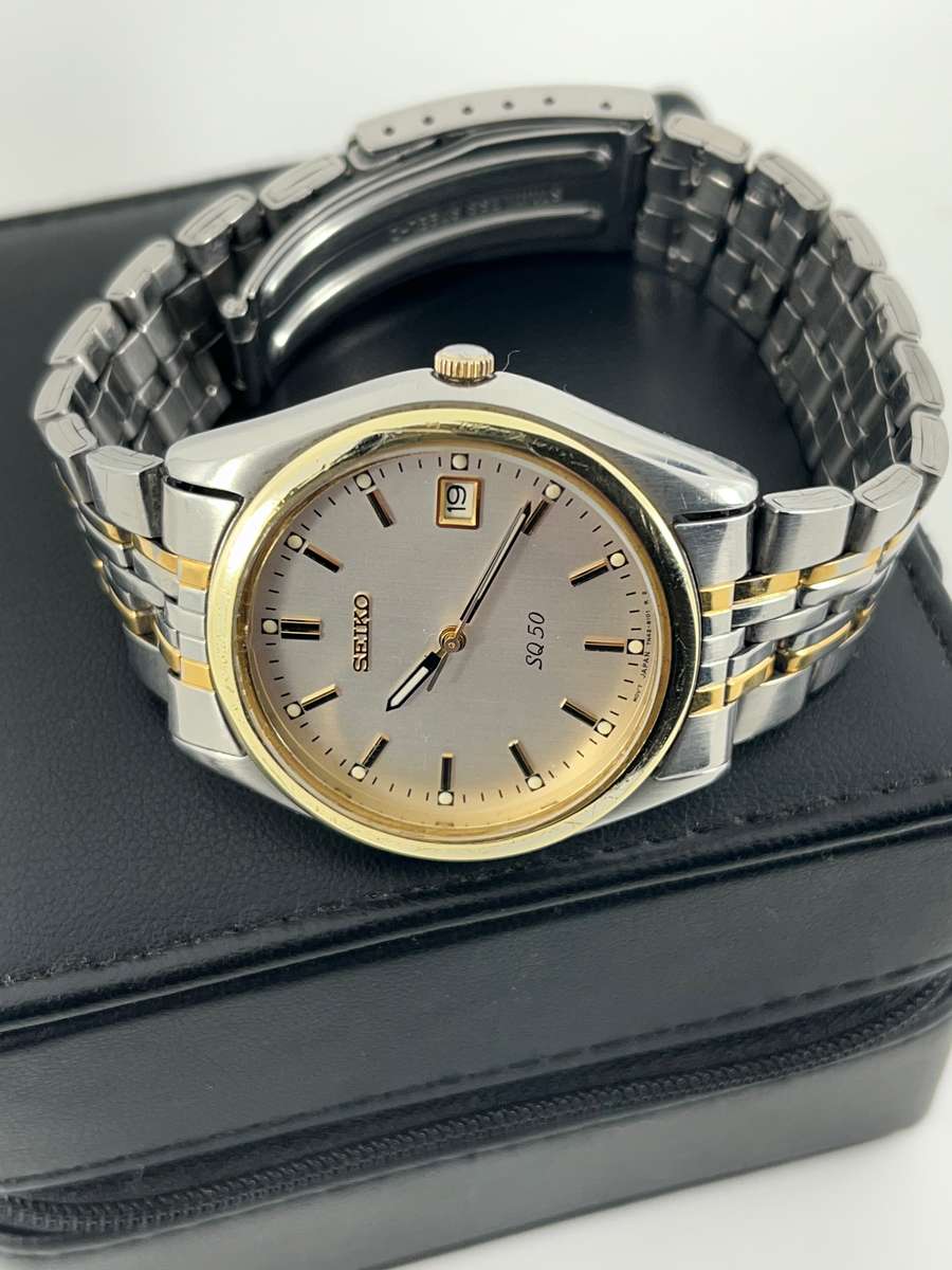 Seiko gents stainless steel wristwatch