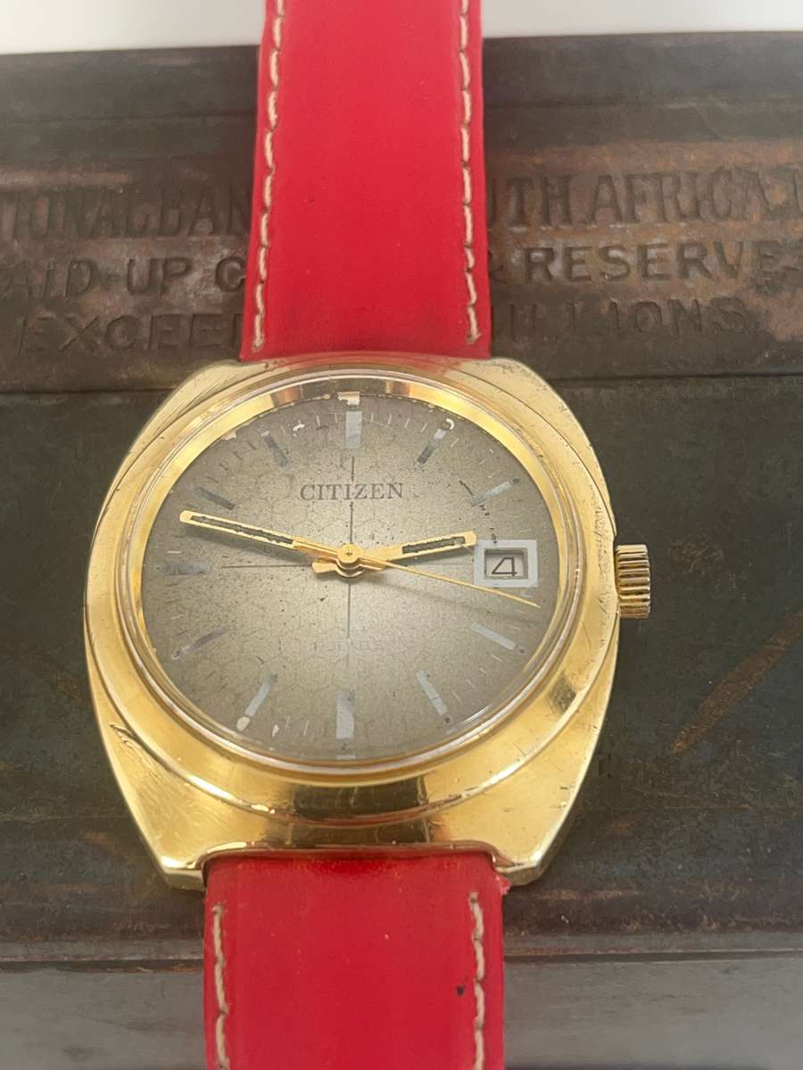Vintage Gold Plated Citizen Gents Wristwatch