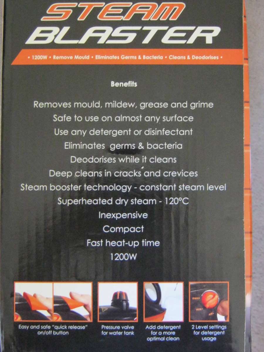 Steam Blaster 1200W steam cleaner