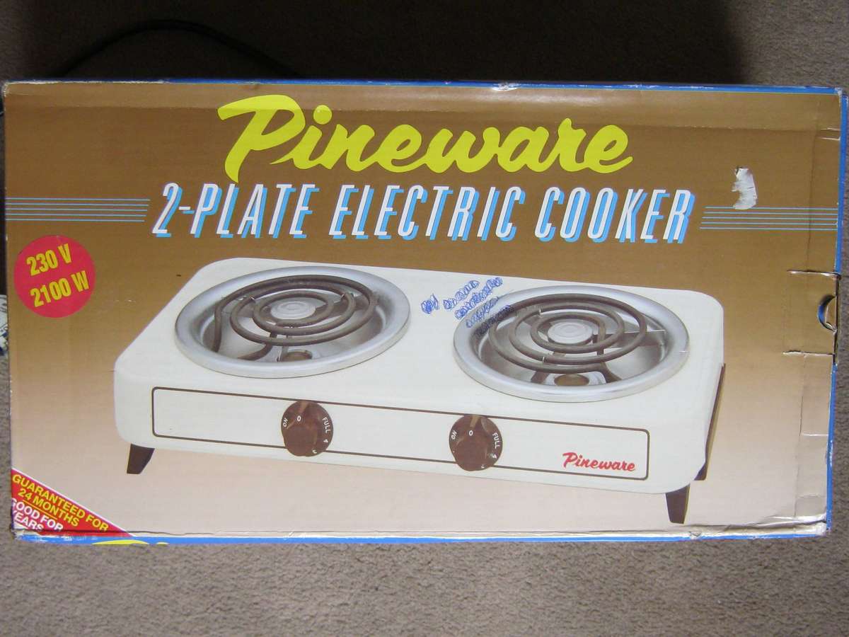 2 plate electric hotplate