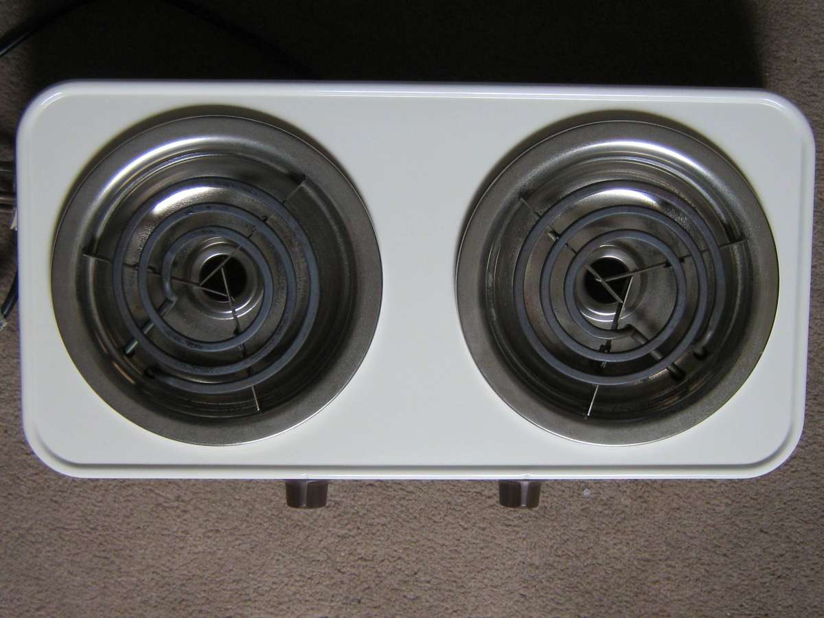 2 plate electric hotplate
