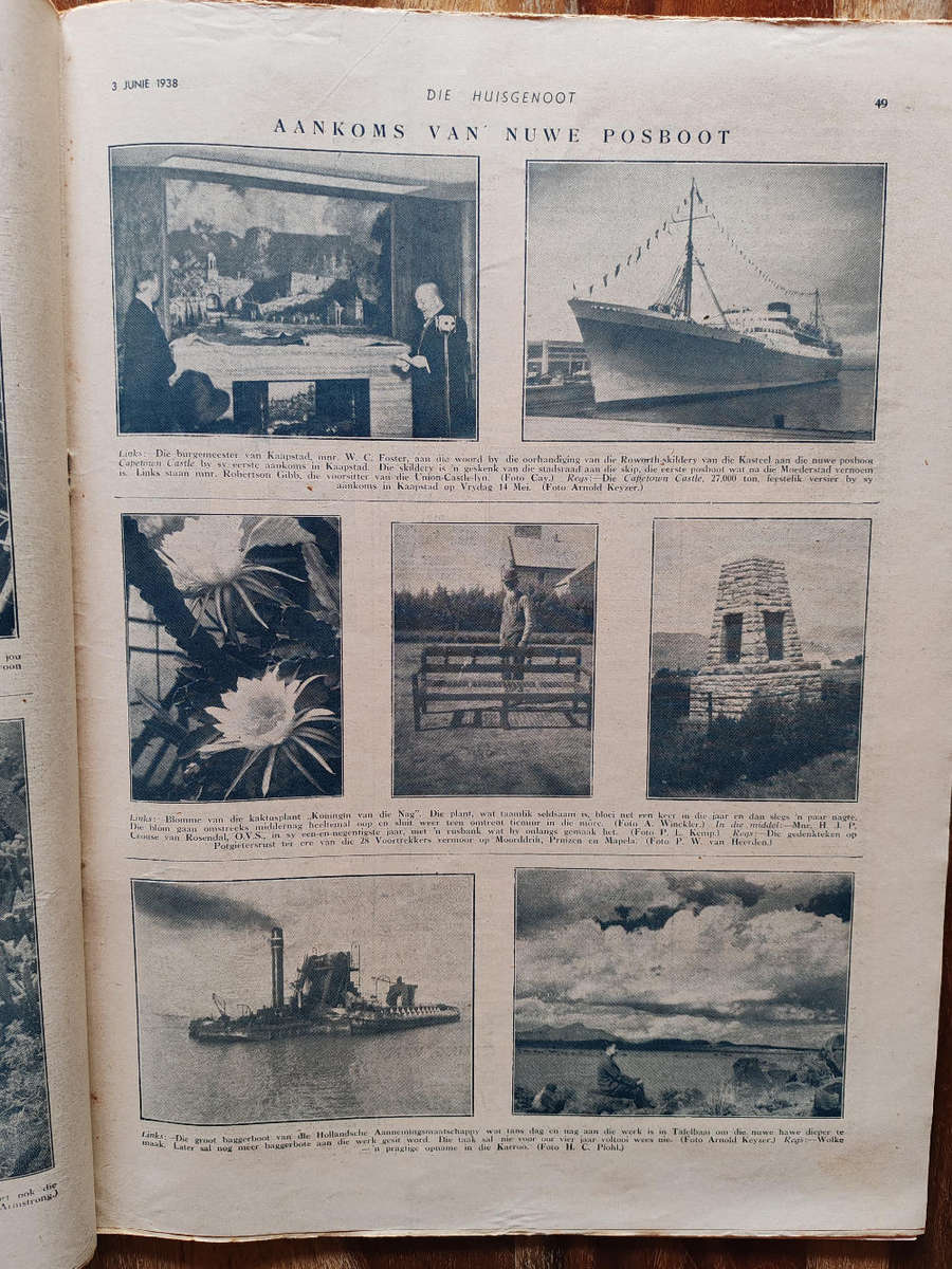 Huisgenoot  3 June 1938  Vintage South African Magazine
