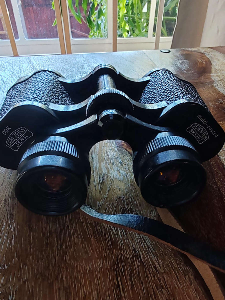Vintage Carl Zeiss Jena Jenoptem 8x30 W Binoculars  Fully Functional
