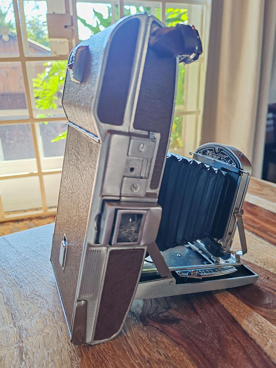 Vintage Polaroid Land Camera Model 95A with Accessories