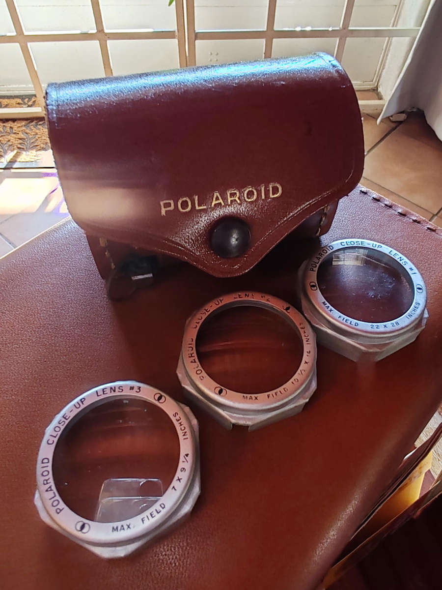 Vintage Polaroid Land Camera Model 95A with Accessories