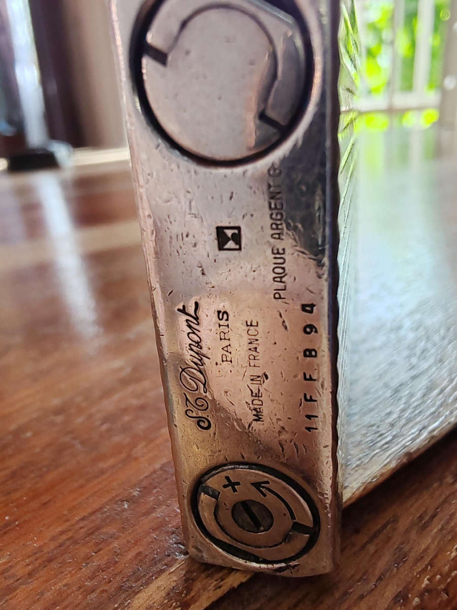 S.T. Dupont Ligne 1 Large Silver-Plated Lighter