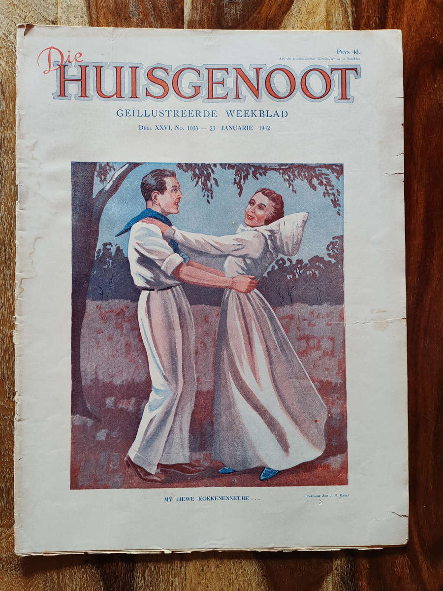 Huisgenoot  23 January 1942  Vintage South African Magazine