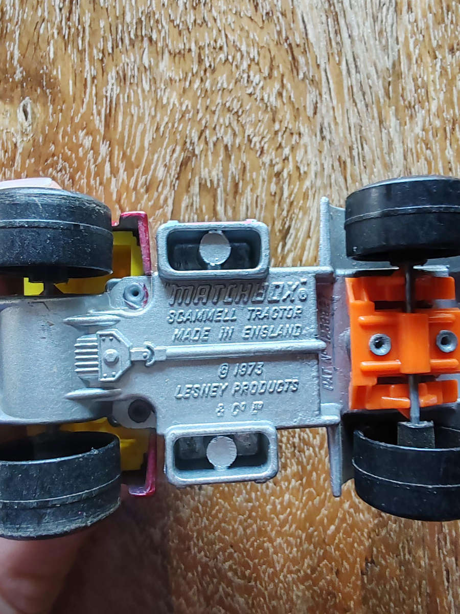 Vintage Matchbox Scammell Crusader  Red Truck (1970s)