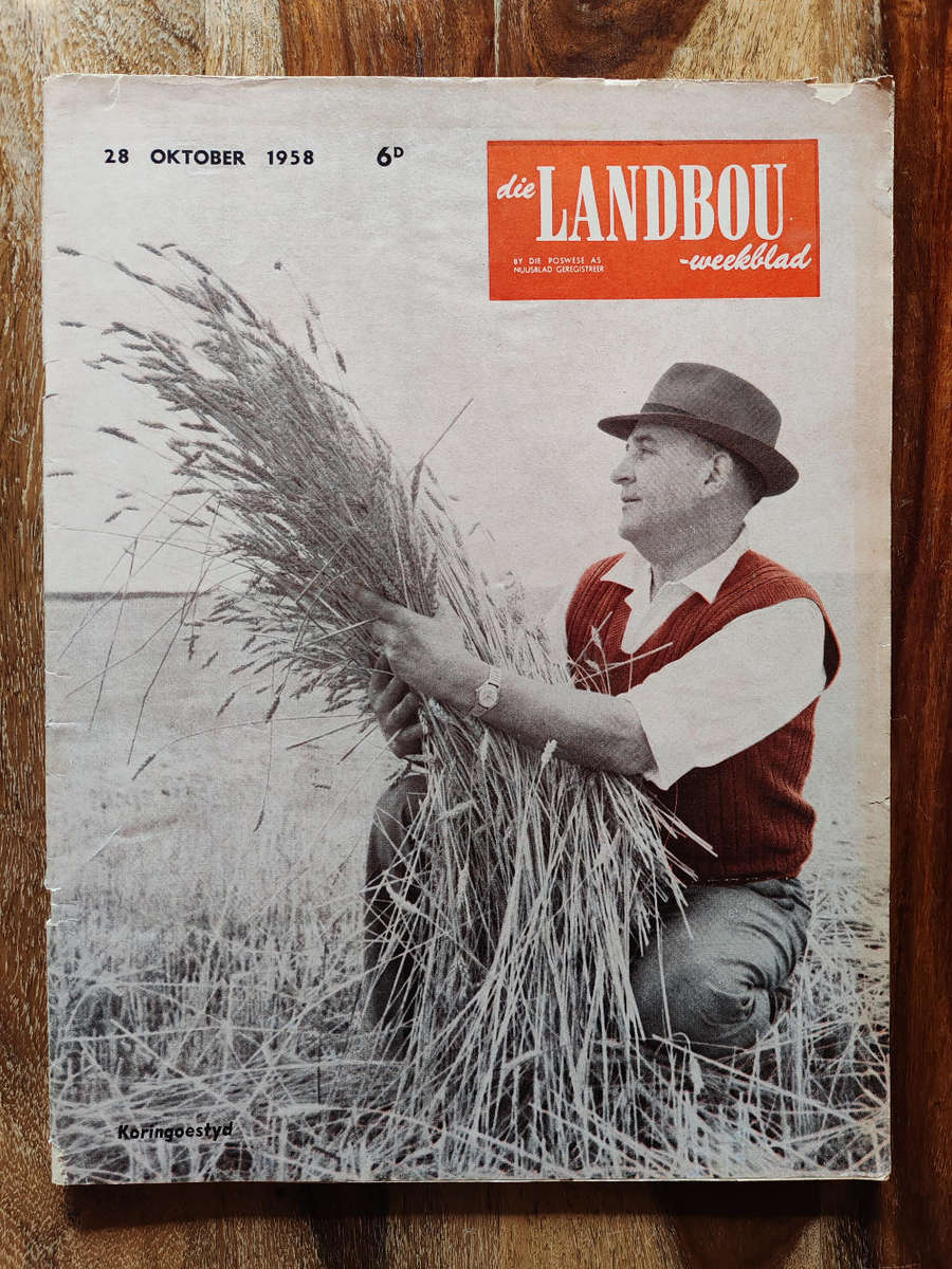 Landbouweekblad  28 Oktober 1958 (Fair Condition)