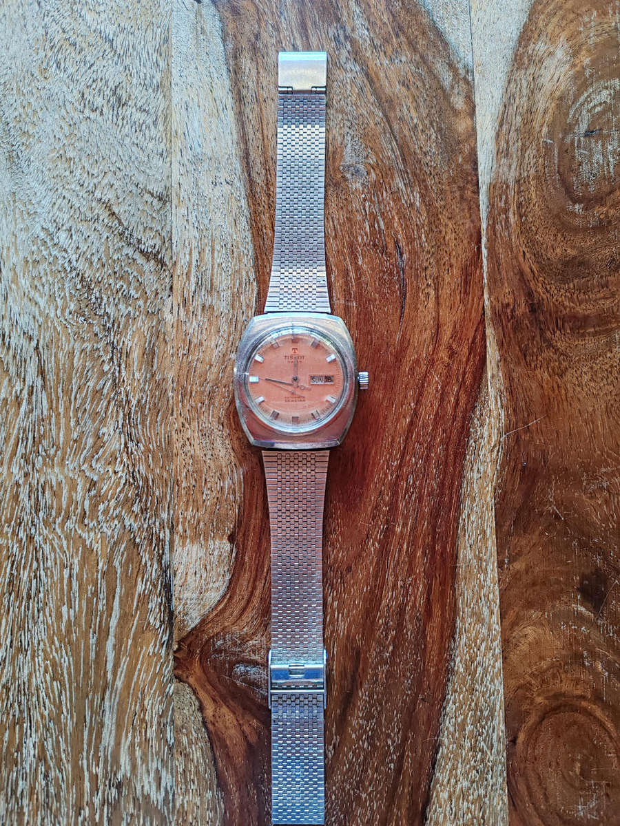 Vintage 1970s Tissot Seastar Automatic  For Service  Hands Loose  Ticking Movement